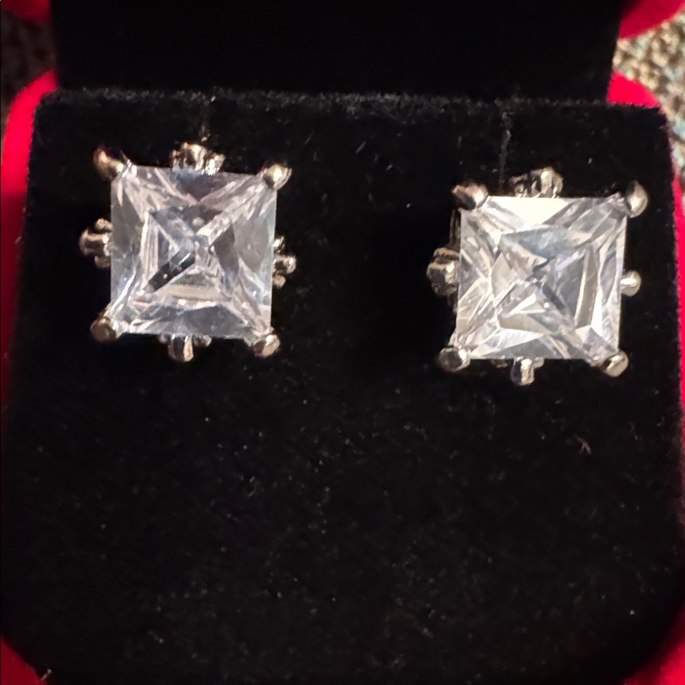 3057 Swarovski Crystal Elements Post Earrings - image 1